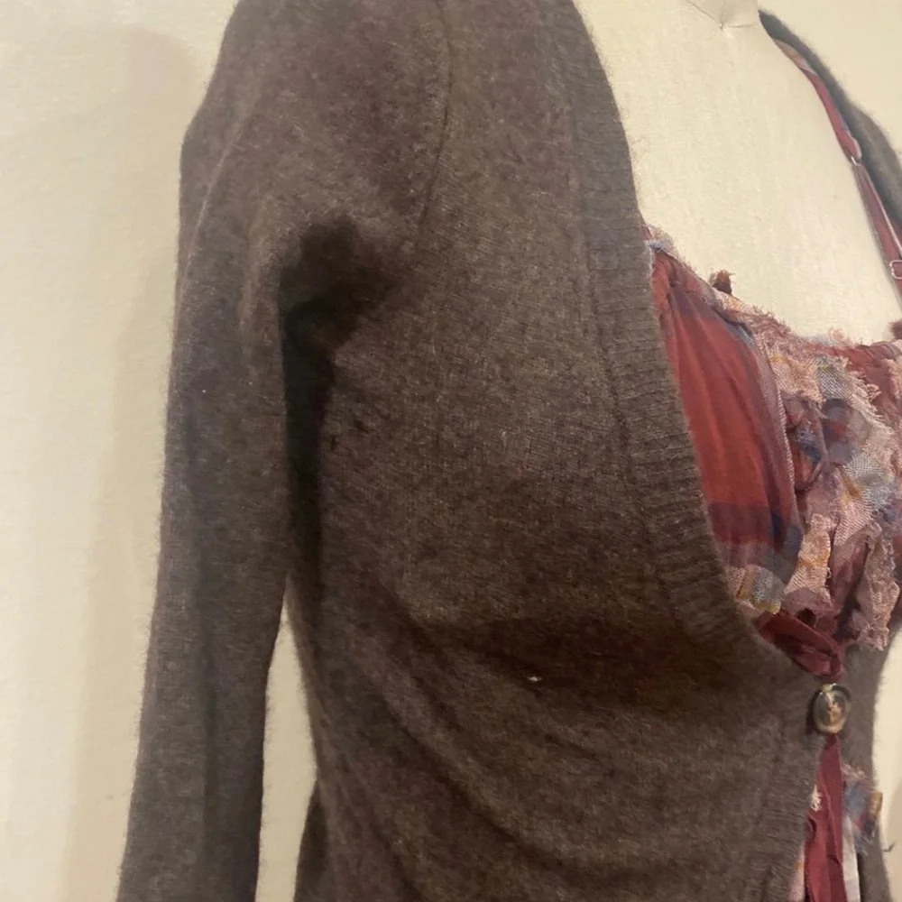 Y2k vintage Ruehl 925 v neck cardigan - Picture 2 of 7